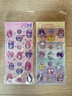 サンリオストーンシール シティポップ クロミ マイメロ　2枚セット