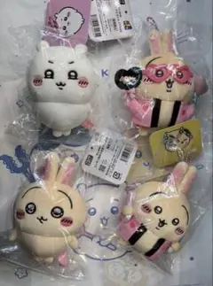 ちいかわ オタ活 マスコット 2種 スッキリ目 うさぎ ムン顔 ちいかわ