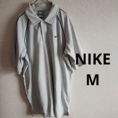 美品　Nike Dri-FIT グレー メンズポロシャツ M　ナイキ