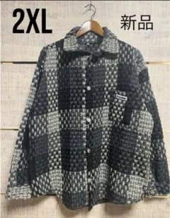 メンズ　シャツジャケット　新品　2XL