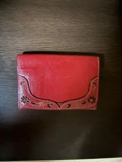 Dakota レザー 名刺入れ 赤