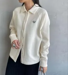 FRED PERRY フレッドペリー ラグランスリーブスウェットカーディガンのサムネイル