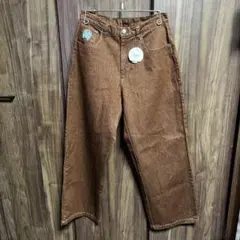 新品　younger song テーパードカラーデニム