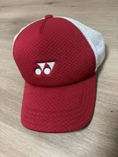 YONEX テニス キャップ レッド ホワイトのサムネイル