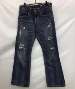 T623K メンズダメージジーンズ青 春夏秋冬 綿100% エドウィン12/10