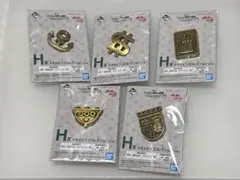 ジョジョの奇妙な冒険 一番くじ H賞メタルピンズコレクション 5点セット