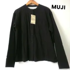 お値下げ中♪【新品】無印良品 フランネル スタンドカラーシャツ S