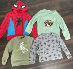 男の子　110.120センチ　長袖　セット