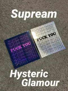 希少Supream Hysteric Glamourステッカー 2枚セット