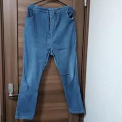 マタニティ ストレートデニムパンツ Lサイズ