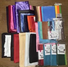 生地　ハギレ　フェルト　サテン　布　まとめ売り　59点