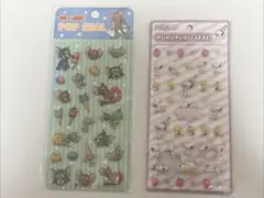 トムとジェリー スヌーピー ぷくぷくシール ポップシール セット