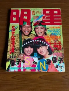 明星 1981年6月号 昭和レトロ アイドル雑誌