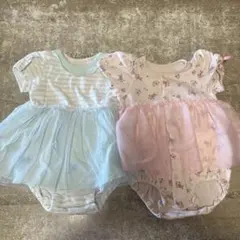 プティマインロンパース70 2枚セット