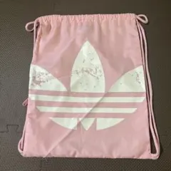 adidas トレフォイル ナップサック y2k tec ピンク　ジムバッグ
