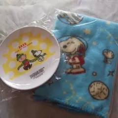 スヌーピー 2025年巳年プレート＆ブランケット 2点セット