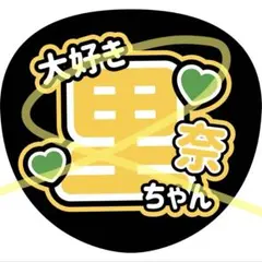うちわ文字　　松田里奈　　櫻坂