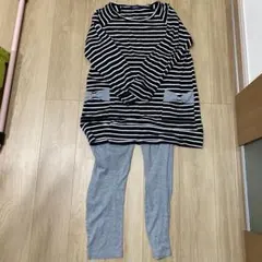 Sunblaze ストライプ マタニティ パジャマ