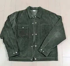 Champion コーデュロイジャケット オリーブグリーン