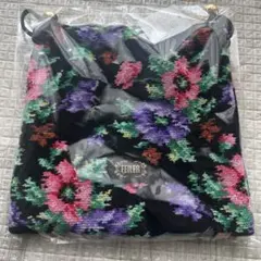 【新品未使用・タグ付】FEILER フラワー刺繍 巾着ポーチ