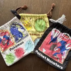 ポケモン 巾着袋 3点セット
