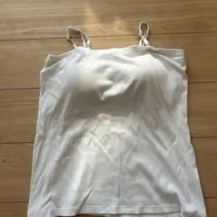 GU リブ編みブラトップ 3XL ホワイト