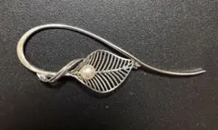 真珠　ブローチ