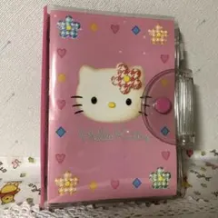 平成レトロ✴︎Hello Kitty カオハナ システム手帳 ピンク 6穴