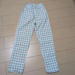 あ*こ様 ブランシェス　チェック　長ズボン　パンツ　140