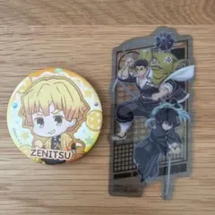 鬼滅の刃　映画入場特典　時透無一郎・悲鳴嶼行冥、善逸缶バッチセット