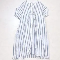 アーバンリサーチドアーズランダムストライプドロストBIGワンピース シャツワンピ