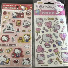 サンリオ キティ ぷくぷくシール シール キラキラ ぷっくりシール キティちゃん