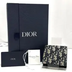 極美品 ディオール キーケース オブリーク ジャカード 現行品 ベージュ