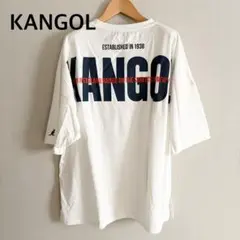 【未使用に近い・KANGOL】オーバーサイズTシャツ バックプリント Lサイズのサムネイル