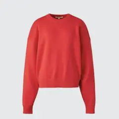 【新品未使用】ユニクロ スムースコットンクルーネックセーター Mサイズ