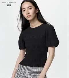 UNIQLO シャーリングボリュームスリーブTのサムネイル