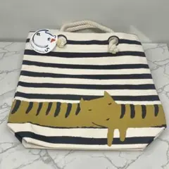 TSUMORI CHISATO トートバッグ cat's ネコ ボーダー 猫のサムネイル
