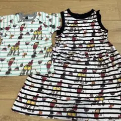 マーキーズ お揃い ワンピース Tシャツ