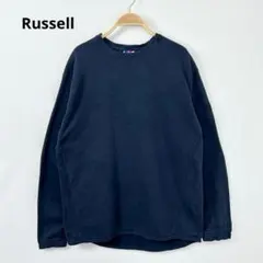 Russell ラッセル ヘビーウェイト 無地 スウェット トレーナー 紺S38
