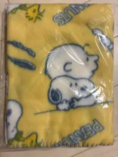 未使用❗️ 非売品 スヌーピー ブランケット フェイス柄 黄色