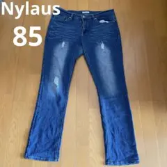 Nylaus デニムパンツ 85 y2k ダメージジーンズ　平成　レトロ