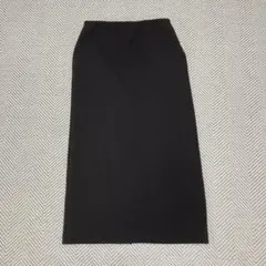 UNIQLO C クレープジャージーナロースカート　ブラック　Ｌ