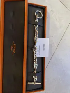 HERMES エルメス シェーヌダンクル ブレスレット GM12