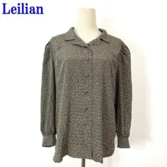 レリアン 長袖シャツ ブラウン ポリエステル100％ 13 C3000