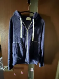 SeaGreen ネイビー フルジップ パーカー サイズM