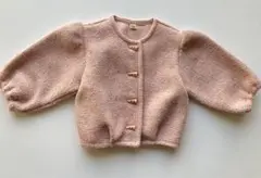 韓国子供服　aladin kidsピンク バルーンスリーブ アウターS