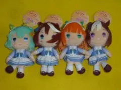 【特価】　約16cm　ウマ娘　フォルメイツぬいぐるみ　全４種セット