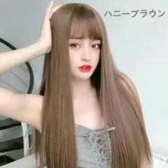 ウィッグ ストレート女装 フルウィッグ かつら小顔 自然 耐熱 ネット付