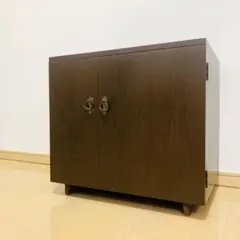 1674 ヴィンテージ レトロモダンなレコードラック 収納棚 ケース 陳列
