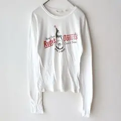 美品 アメリカンイーグル Tシャツ カットソー 丸首 長袖 XS 白 カジュアルのサムネイル
